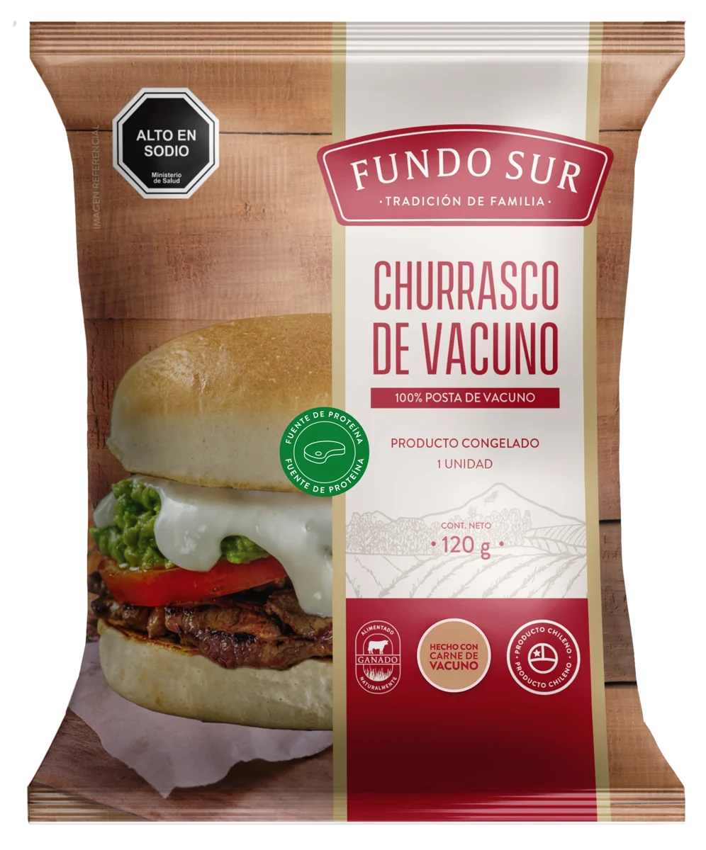 Envase Churrasco 120 g Fundo Sur