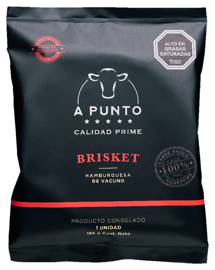 Envase Hamburguesa Brisket 185 g A Punto