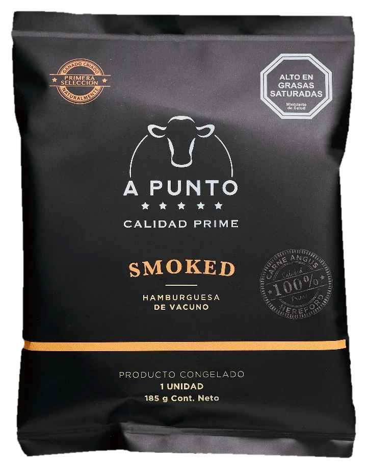 Envase Hamburguesa Smoked 185 g A Punto